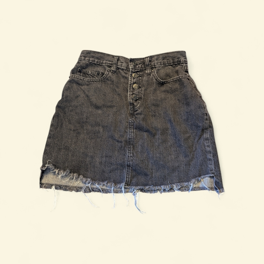 GAP Blackwash Denim Skirt